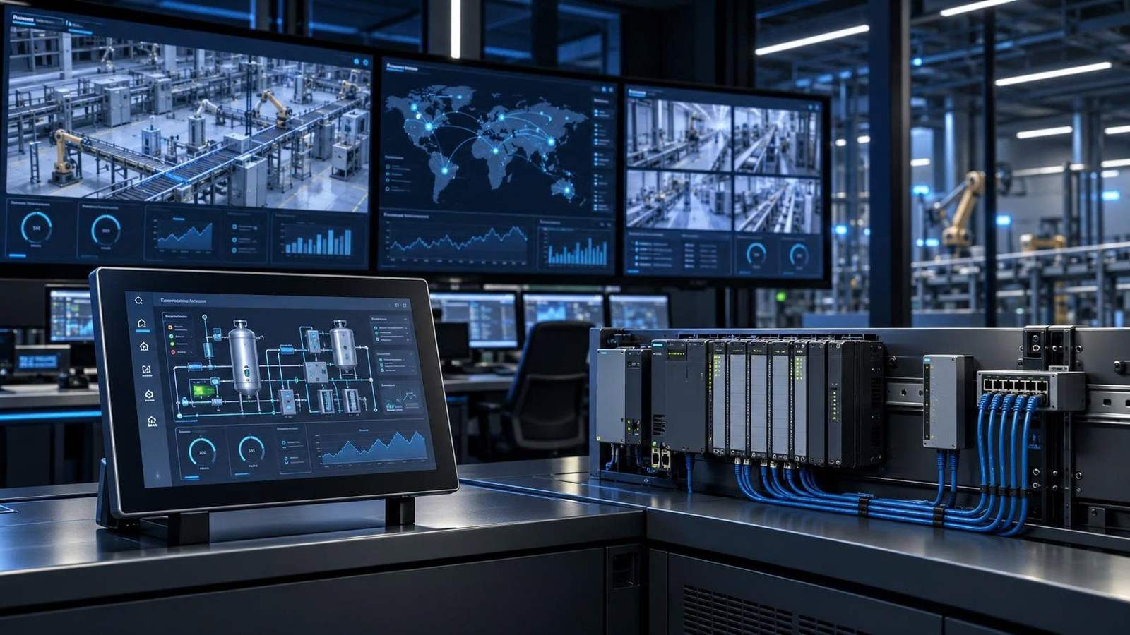 Phòng điều khiển trung tâm giám sát SCADA